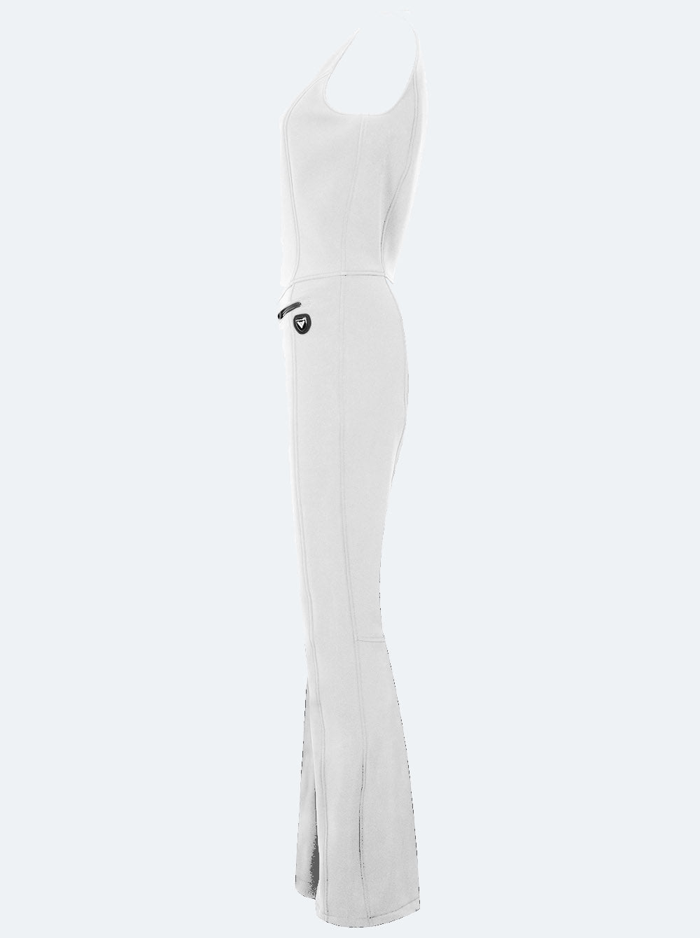 Mono esquí sin mangas mujer Sportive BLANCO