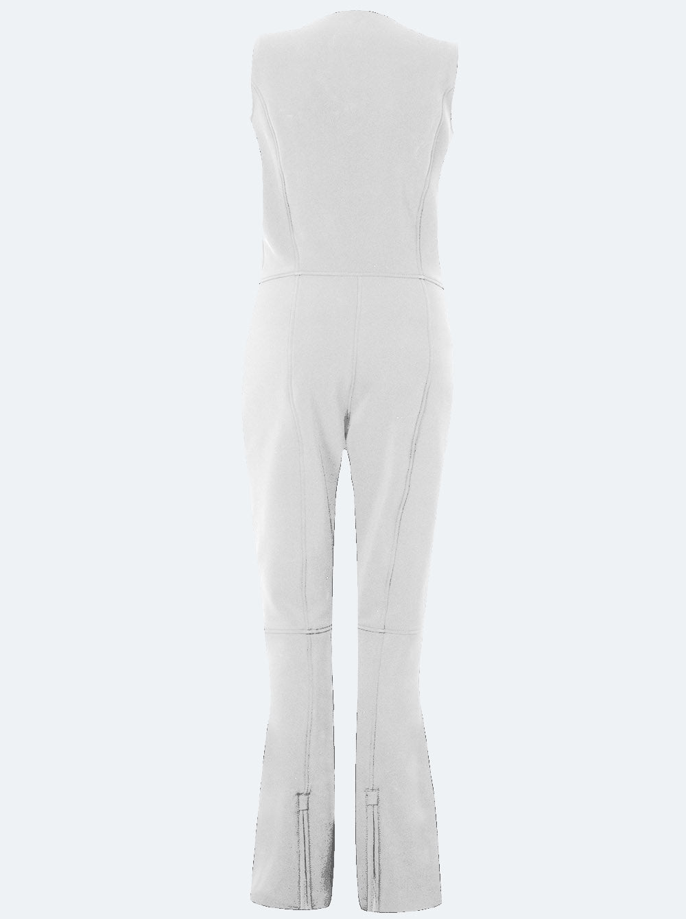 Mono esquí sin mangas mujer Sportive BLANCO