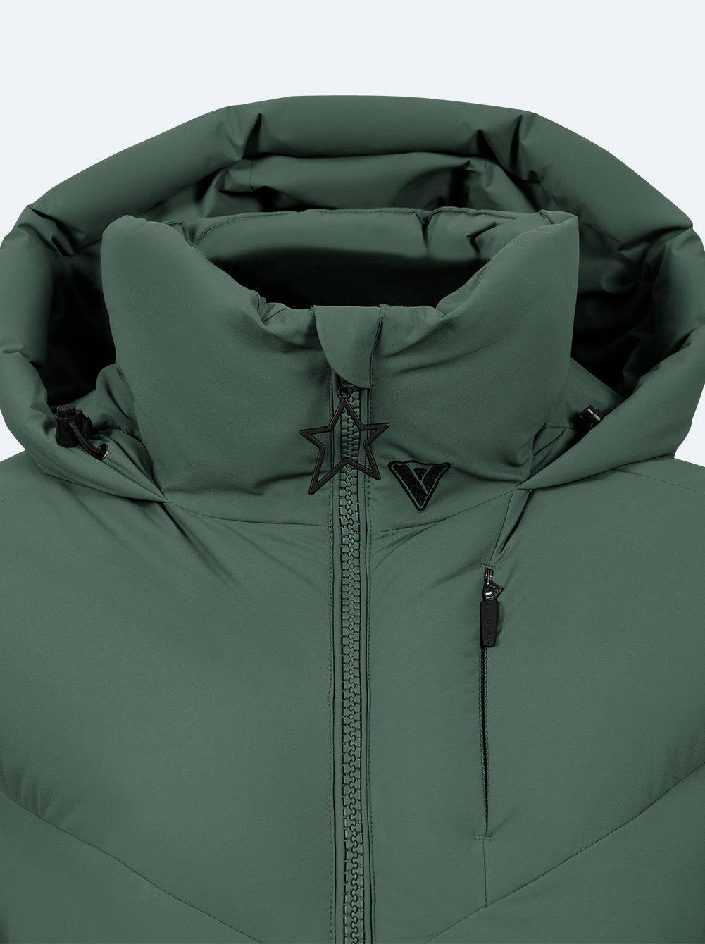 Chaqueta esquí mujer Rock Bomber KAKI