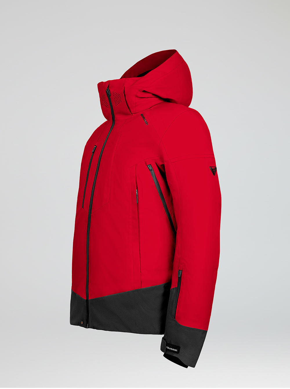 Chaqueta esquí hombre Power 4WAY rojo negro