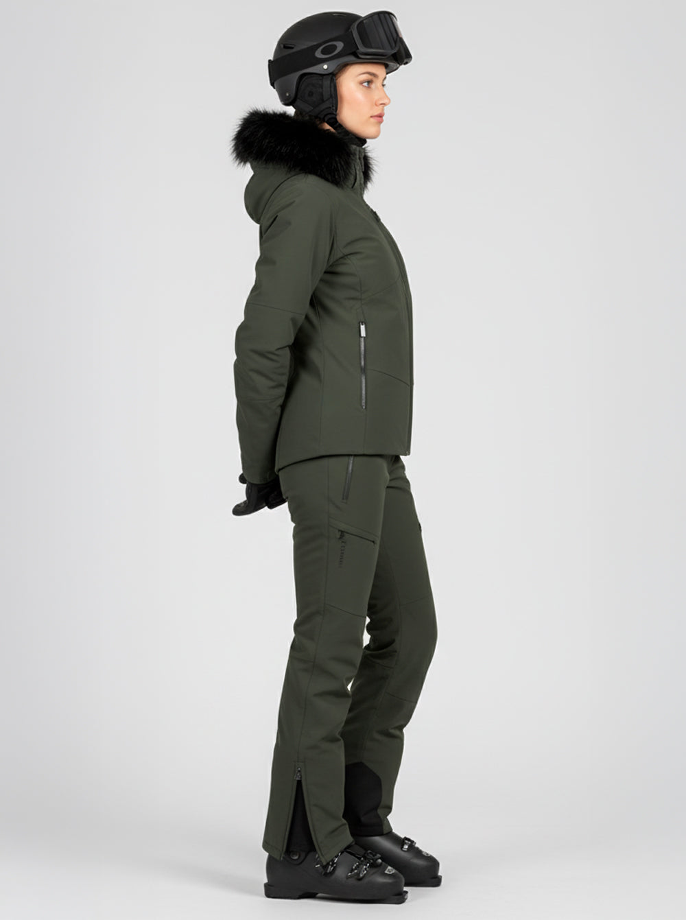 Chaqueta esquí mujer Grace KAKI