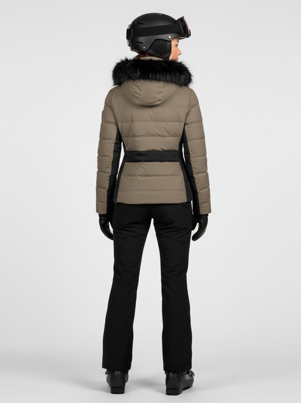 Chaqueta esquí mujer Helium BEIGE