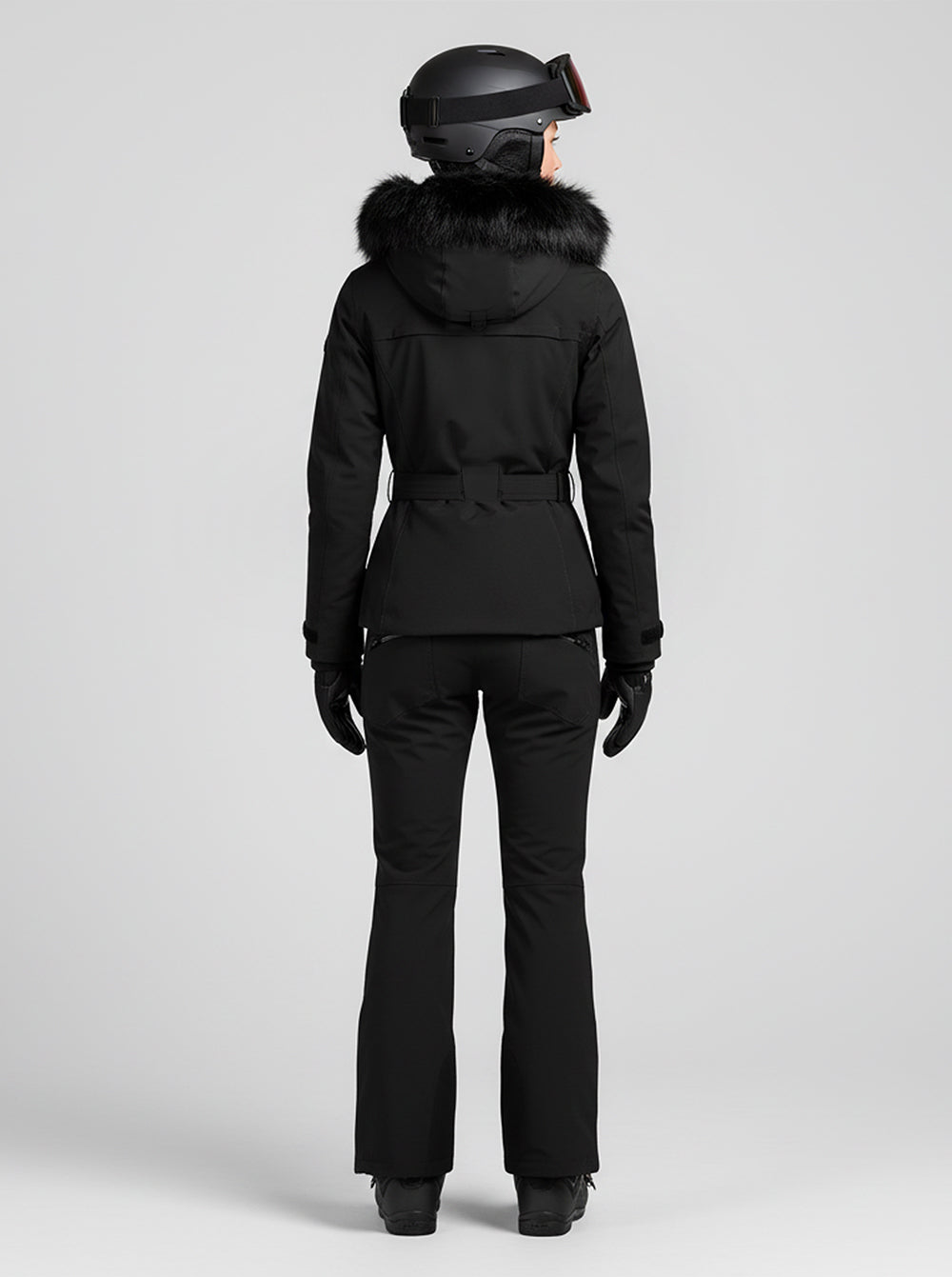 Chaqueta esquí mujer Majestic NEGRO