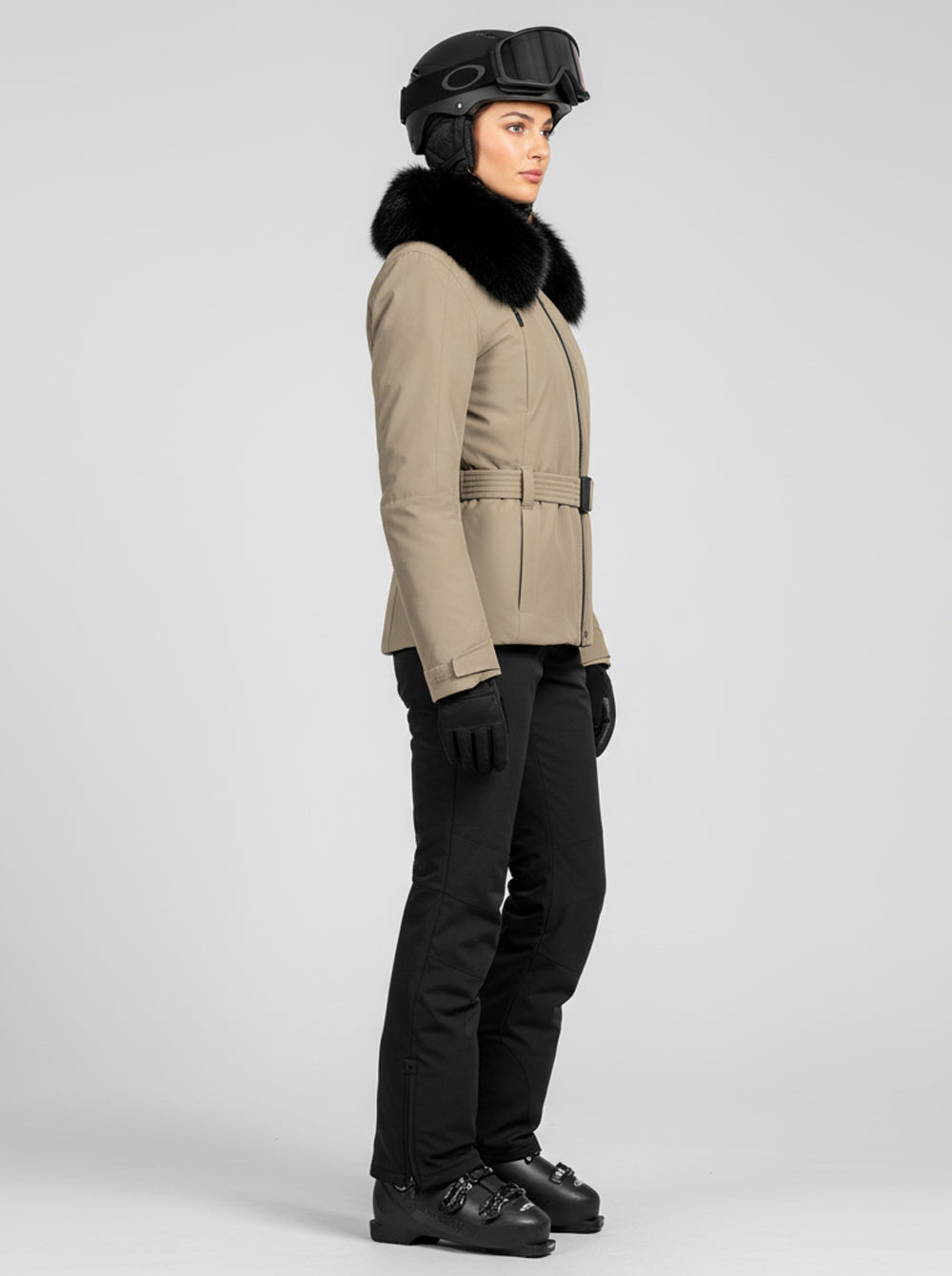 Chaqueta esquí mujer Elegance BEIGE