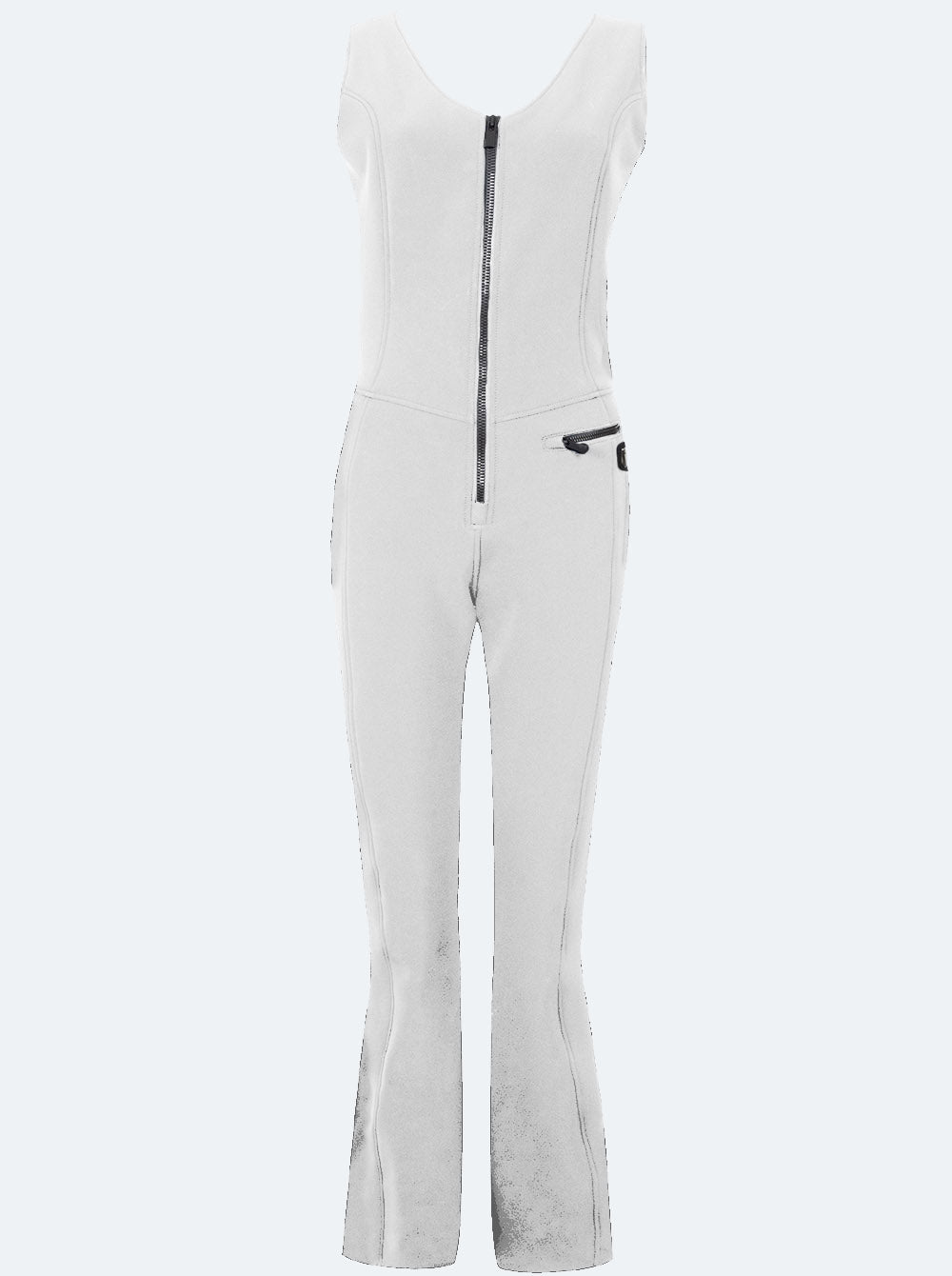 Mono esquí sin mangas mujer Sportive BLANCO