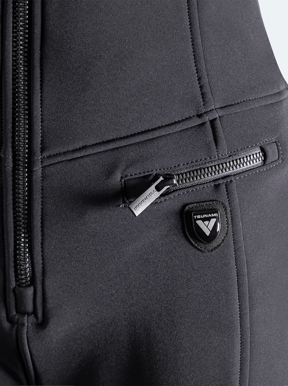 Mono esquí sin mangas mujer Sportive Negro