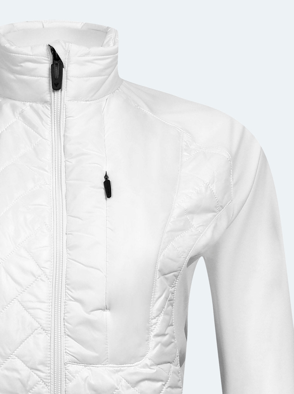 Midlayer híbrida mujer Tiger BLANCO