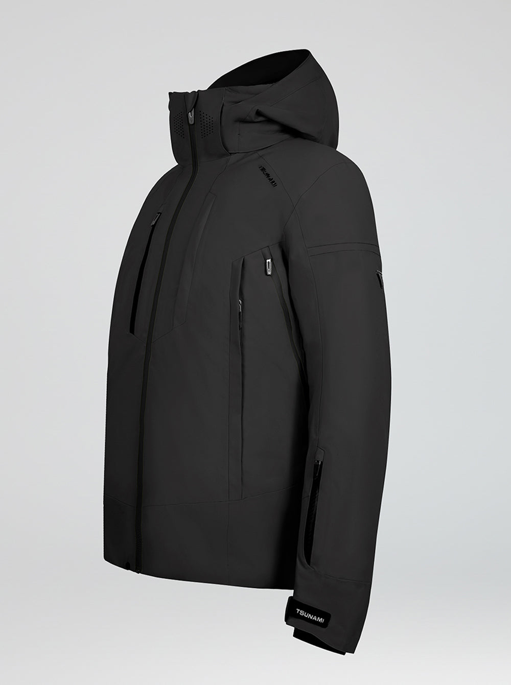 Power Men's Ski Jacket, Black – Tsunami Skiwear