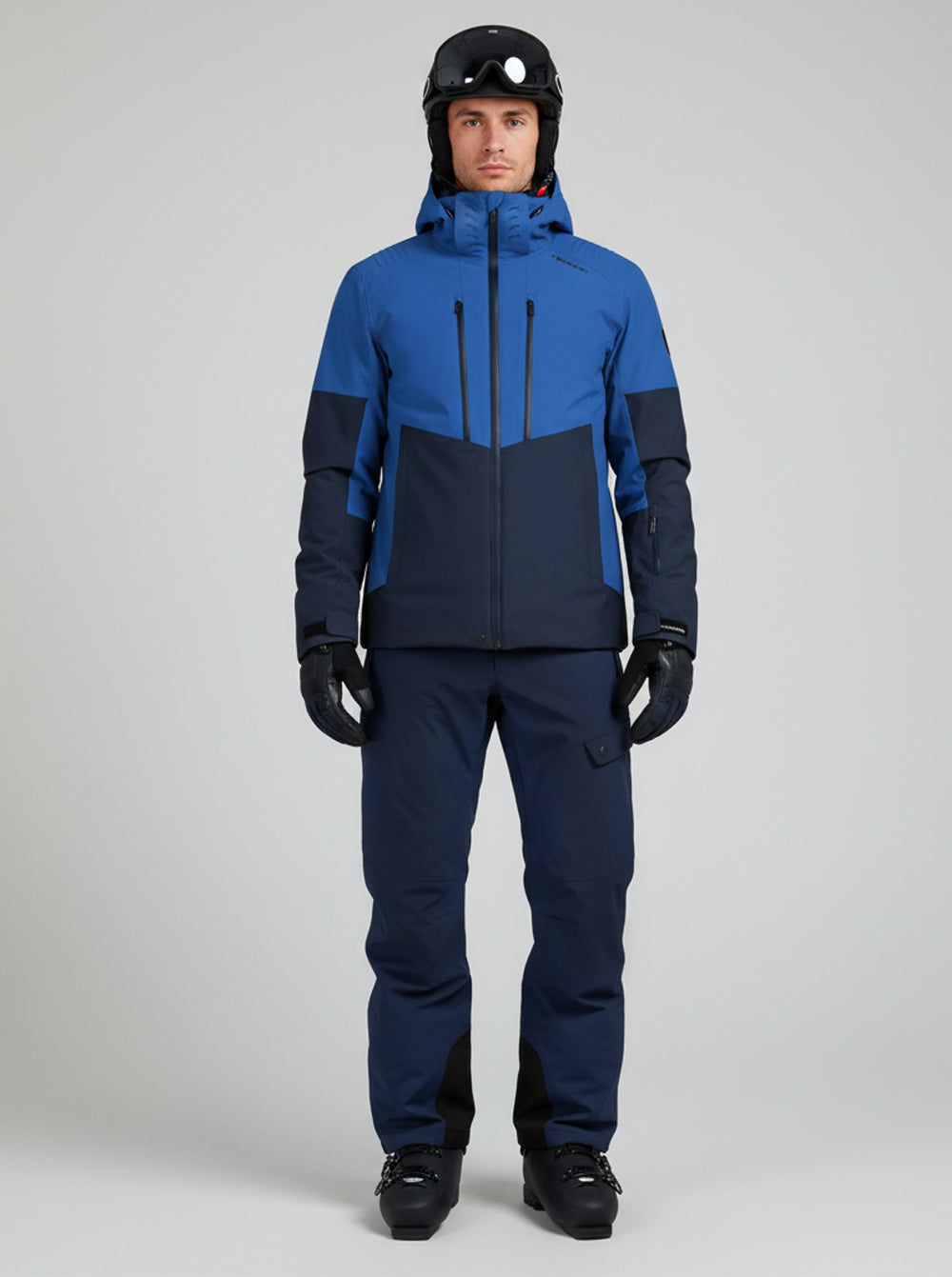 Speed ​​Men's Ski Jacket Navy Blue – Tsunami Skiwear
