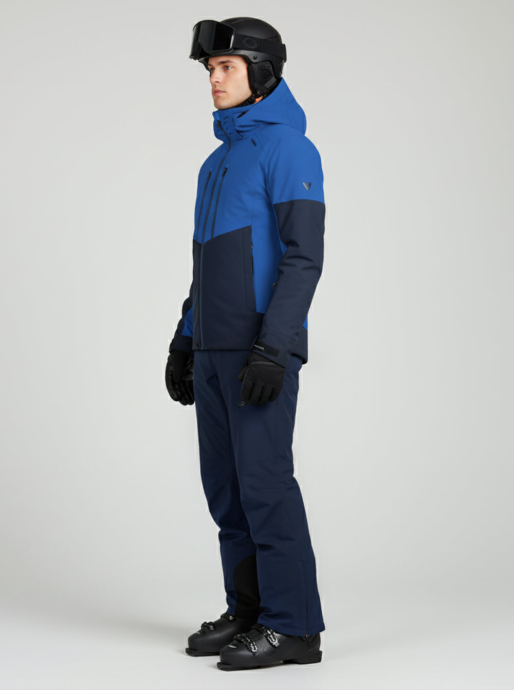 Speed ​​Men's Ski Jacket Navy Blue – Tsunami Skiwear