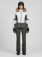 Chaqueta esquí mujer Olympic KAKI