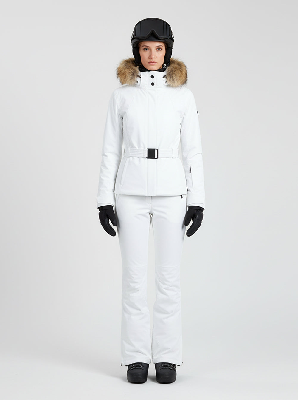 Chaqueta esquí mujer Majestic BLANCO