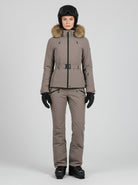 Chaqueta esquí mujer Majestic BEIGE