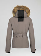 Chaqueta esquí mujer Majestic BEIGE