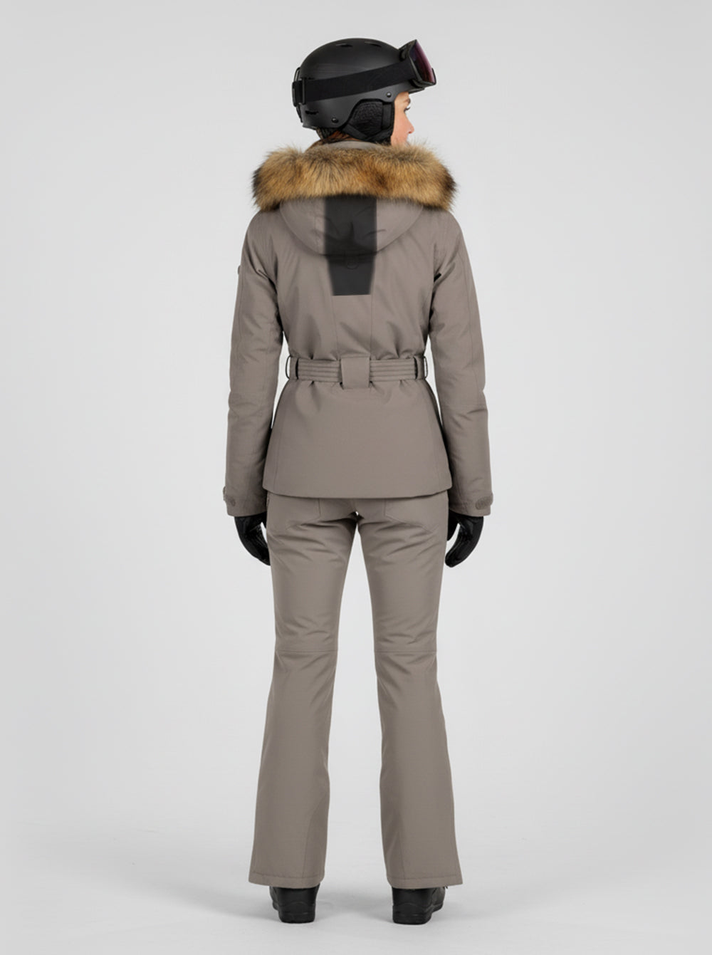 Chaqueta esquí mujer Majestic BEIGE