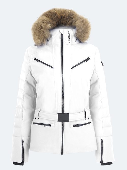 chaqueta esqui mujer Majestic de Tsunami blanca 41210-4020-001-02